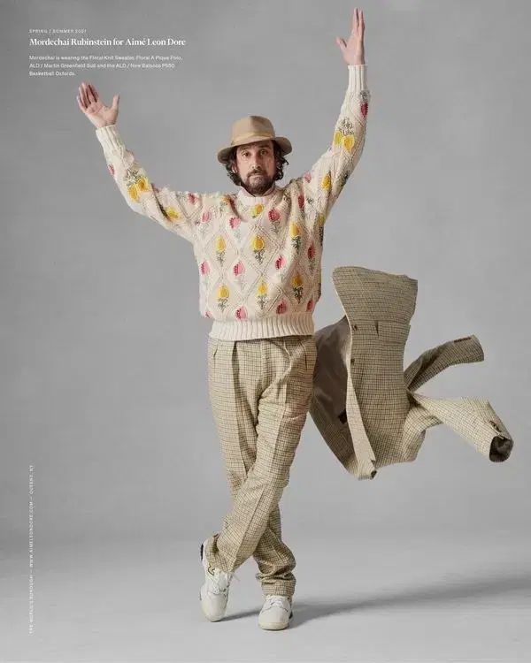 aime leon dore フローラル セーター