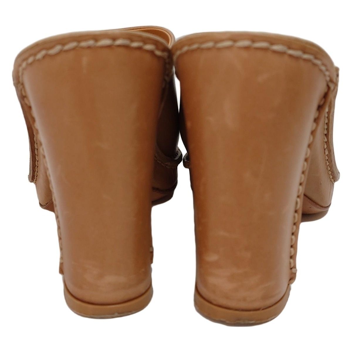 TOD'S(トッズ) ミュール 35 1/2 レディース - ライトブラウン レザー