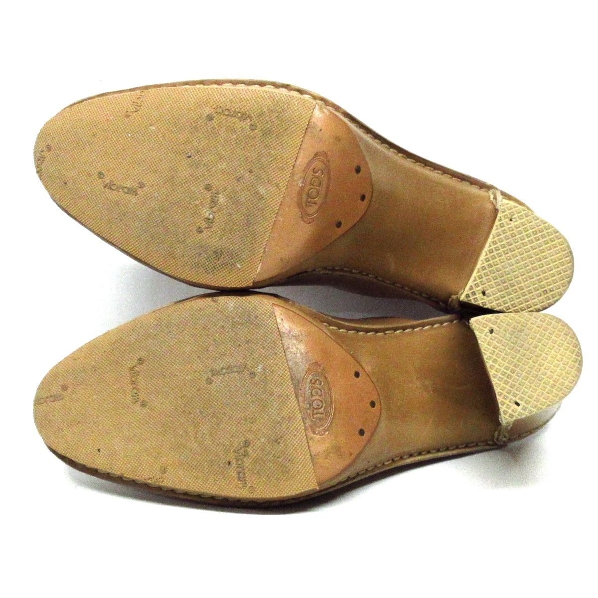  TOD S トッズ ミュール 35 1 2 レディース - ライトブラウン レザー ミュール サンダル ミュール