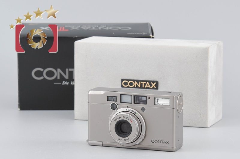 CONTAX コンタックス Tix シルバー コンパクトフィルムカメラ 元 き