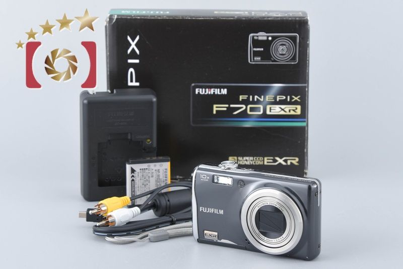 富士フィルム 富士フイルム FinePix F 70 EXR ガンメタル コンパクトデジタルカメラ 元 き