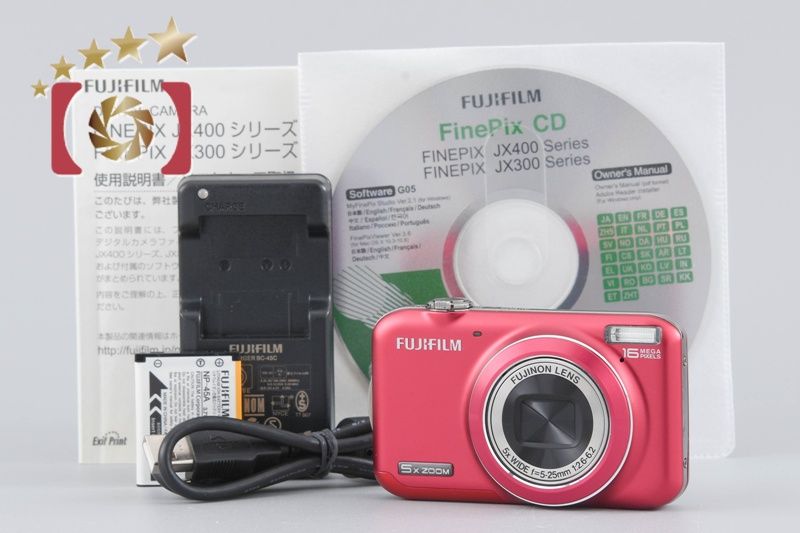 富士フィルム 富士フイルム FINEPIX JX 400 レッド コンパクトデジタルカメラ