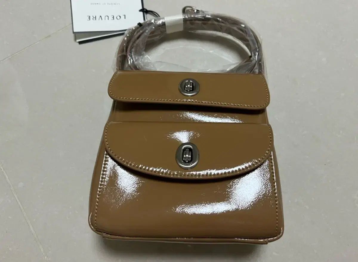 LOEUVRE Sac de Deux スモール ブラウン バッグ