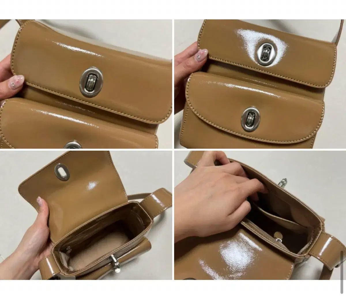 LOEUVRE Sac de Deux スモール ブラウン バッグ