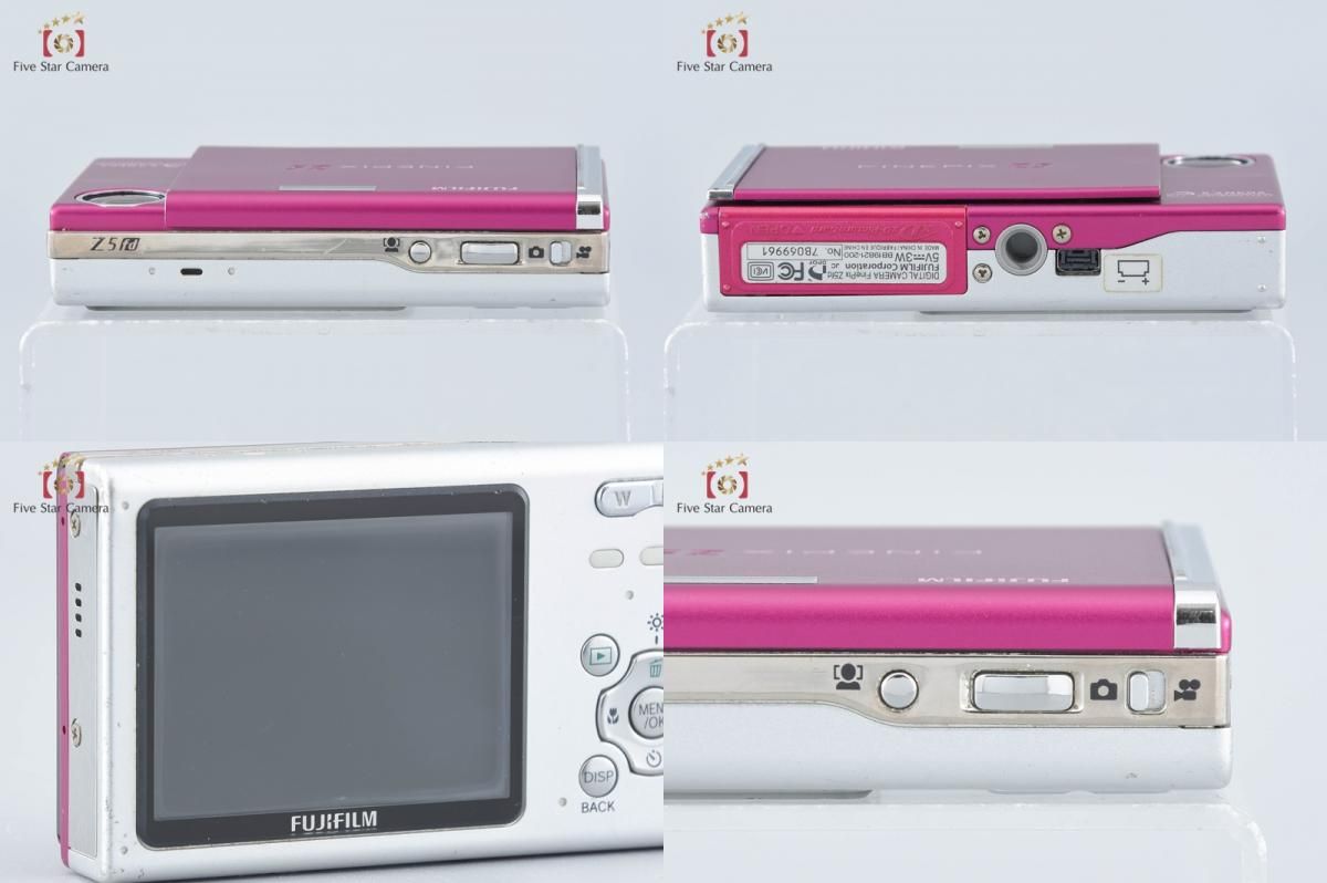 FINEPIX デジカメ FinePix Z5fd ラズベリーレッド FinePix Zシリーズ 【中古】FUJIFILM製 Z5fd ラズベリーレッド/630万