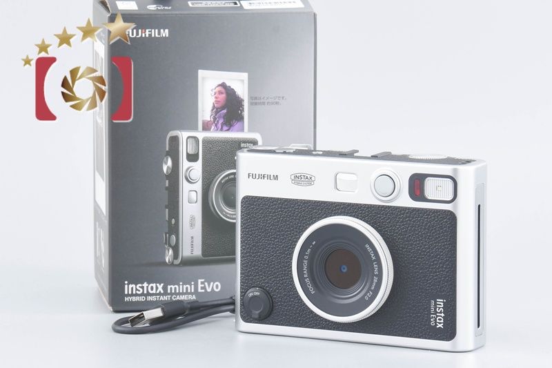 FUJIFILM 富士フィルム 富士フイルム instax Mini Evo ブラック インスタントカメラ 元 き