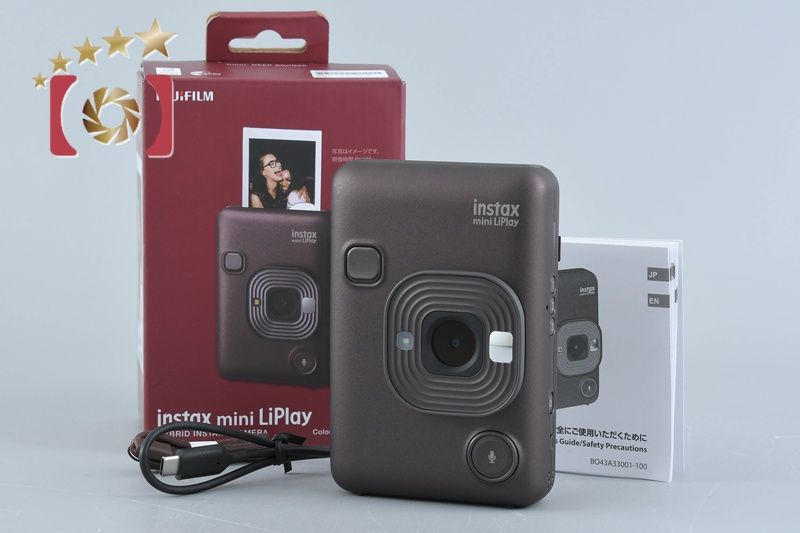 FUJIFILM 富士フィルム 富士フイルム instax mini LiPlay ディープブロンズ 元 き