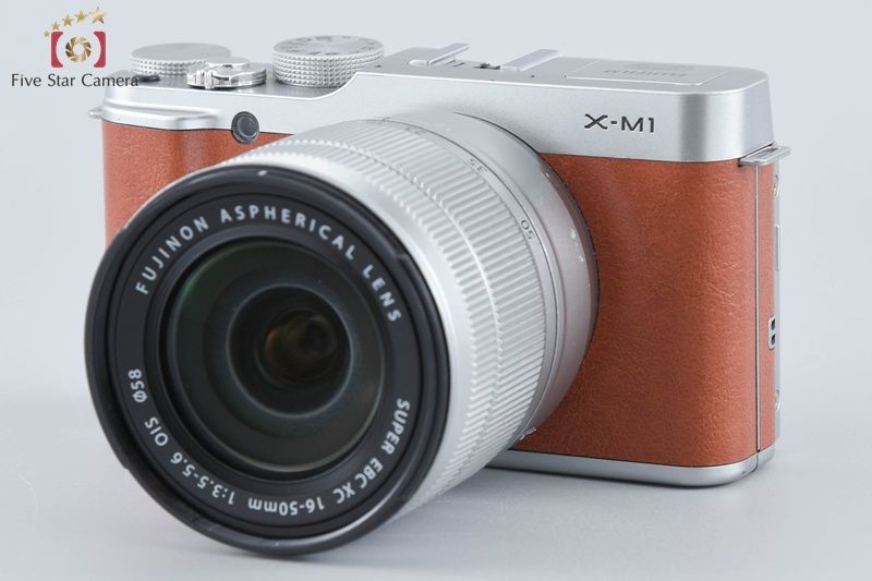 富士フィルム 富士フイルム X M 1 ブラウン ダブルズームレンズキット 元 き ミラーレスカメラ