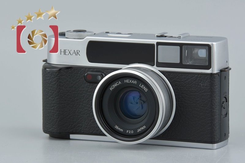 Konica コニカ HEXAR シルバー コンパクトフィルムカメラ