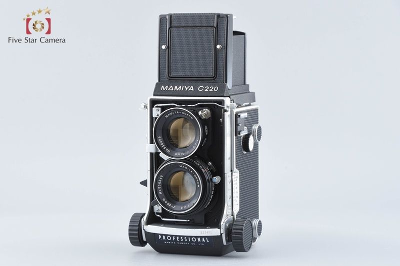Mamiya マミヤ C 220 PRO SEKOR 80 mm f 2 8 ブルードット 二眼レフフィルムカメラ