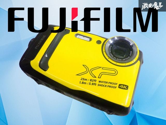 FUJIFILM デジカメ　新品イエロー　防塵防水 Amazon | 富士フイルム(FUJIFILM) 防水カメラ XP140 イエロー FX