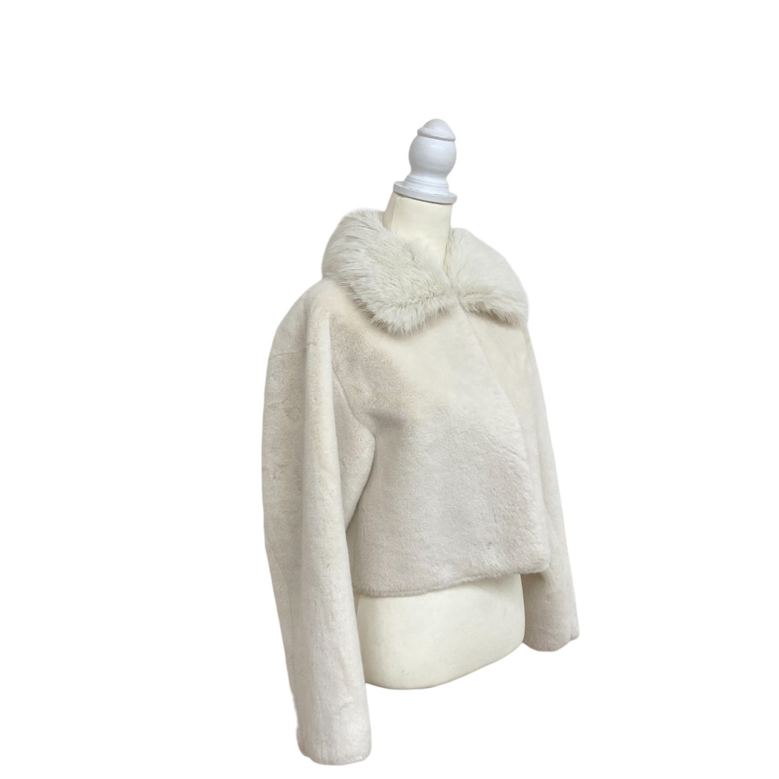 eimy istoire アイボリー ショップ 毛皮・ファーコート M EIMY ISTOIRE