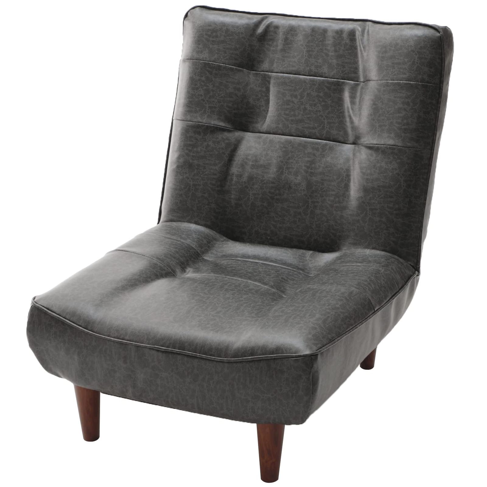 セルタン Cellutane 幅約66 cm 和楽の浅葱 1人掛け ポケットコイル ヴィンテージブラック 背部リクライニング A 327 P-694 BK