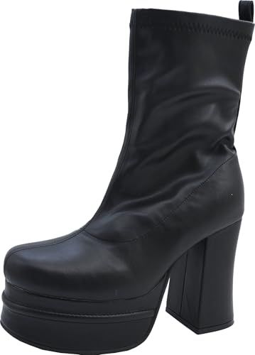 ヨースケ 厚底ストレッチショートブーツ