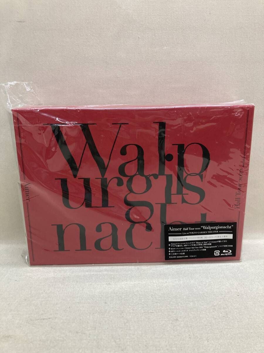 Bluray+2CD Aimer Hall Tour 2022 Walpurgisnacht 完全生産限定盤 FC限定盤