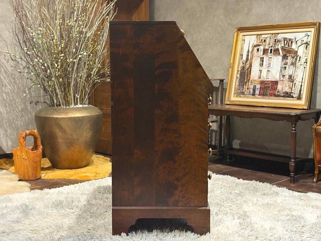 北海道民芸 ライティングビューロー 学習机 作業机 アンティーク SG