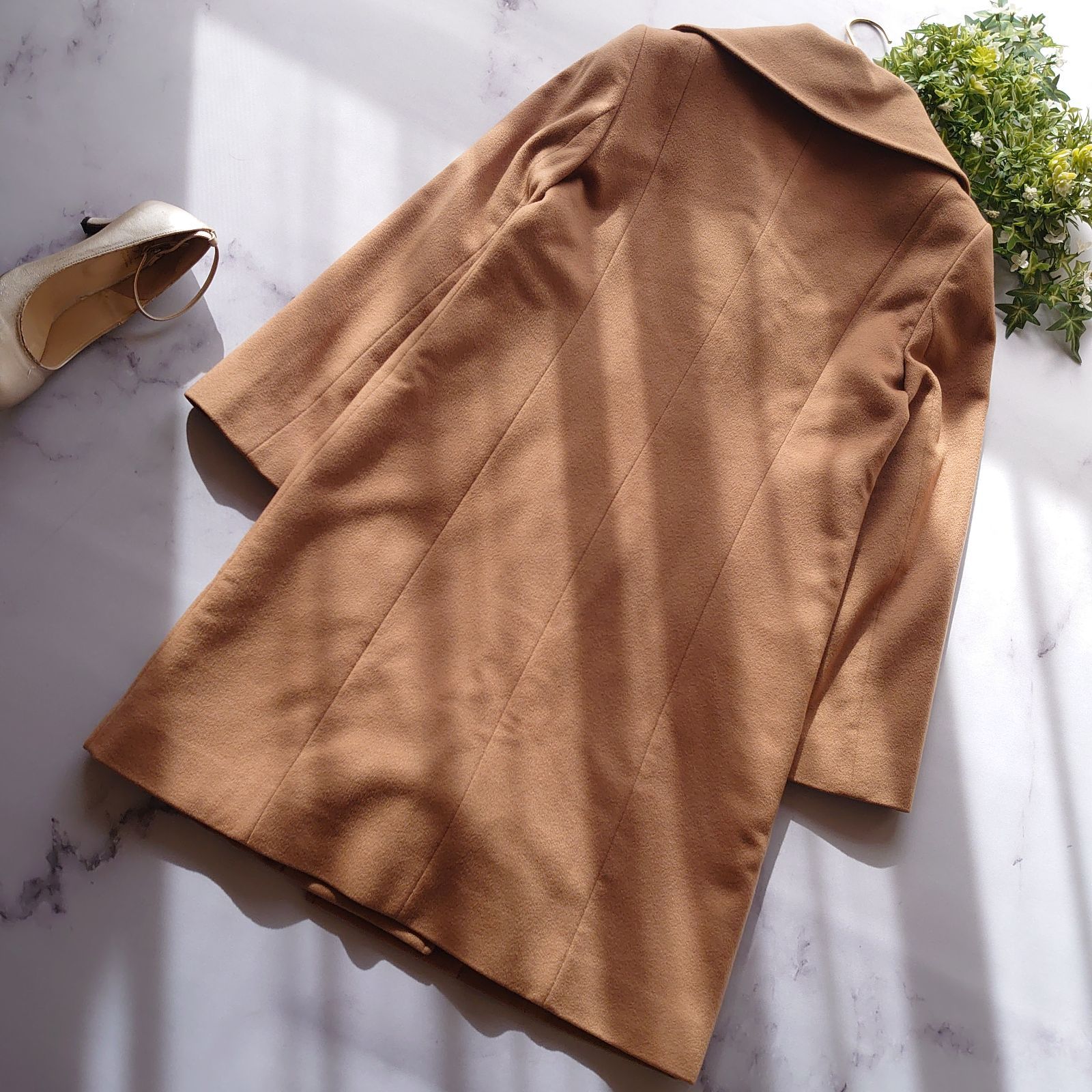 ✨極美品✨自由区 ダブルブレストコート カシミヤ100% ロロピアーナ ロロ・ピアーナ」の名品カシミアコート｜伝統が息づく至高のダブル