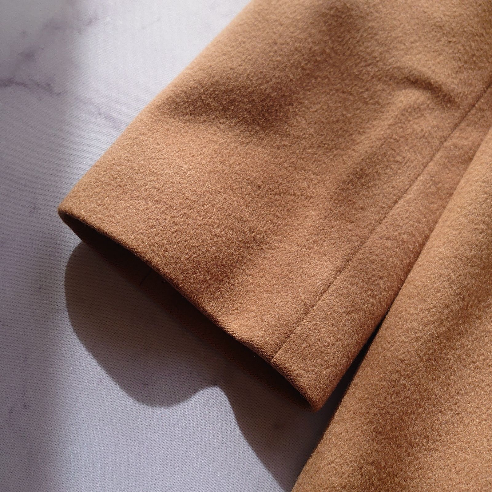 ✨極美品✨自由区 ダブルブレストコート カシミヤ100% ロロピアーナ 自由区 ロロピアーナ カシミヤ100％ ロングコート ダブルブレスト 茶