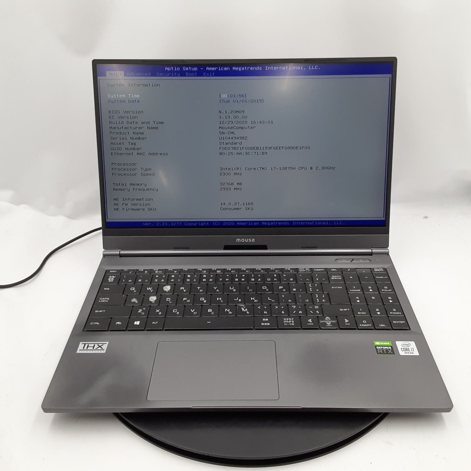 ☆キーボード不良/ジャンク☆マウスコンピューター DAIV 5N-CML [Core 