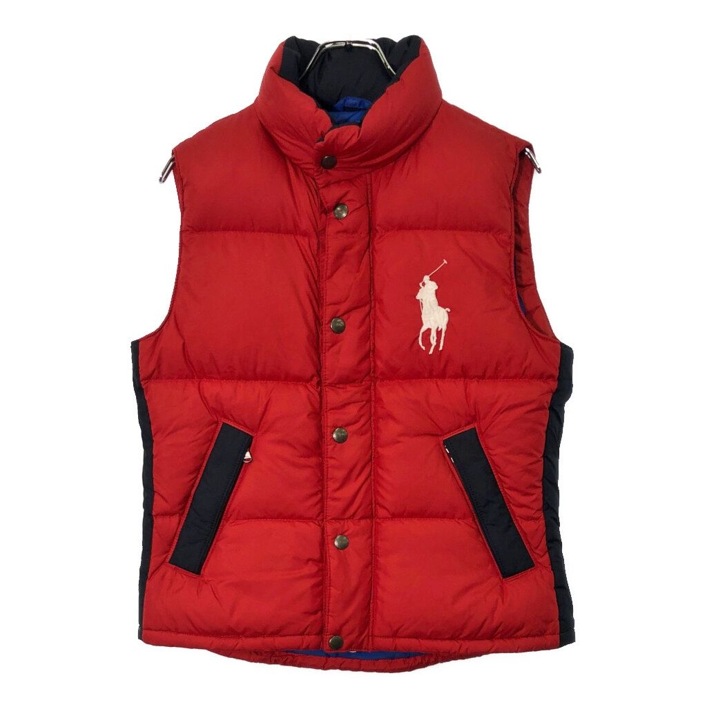 RALPH LAUREN ラルフローレン ダウンベスト ビッグポニー レッド RALPH LAUREN ラルフローレン ダウンベスト ビッグポニー レッド
