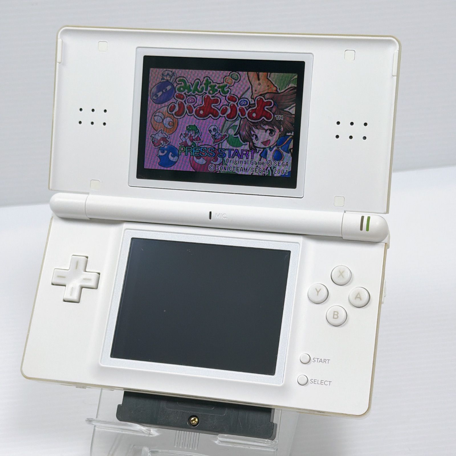ニンテンドー DS Lite クリスタルホワイト 外装 画面美品 遊べるセット