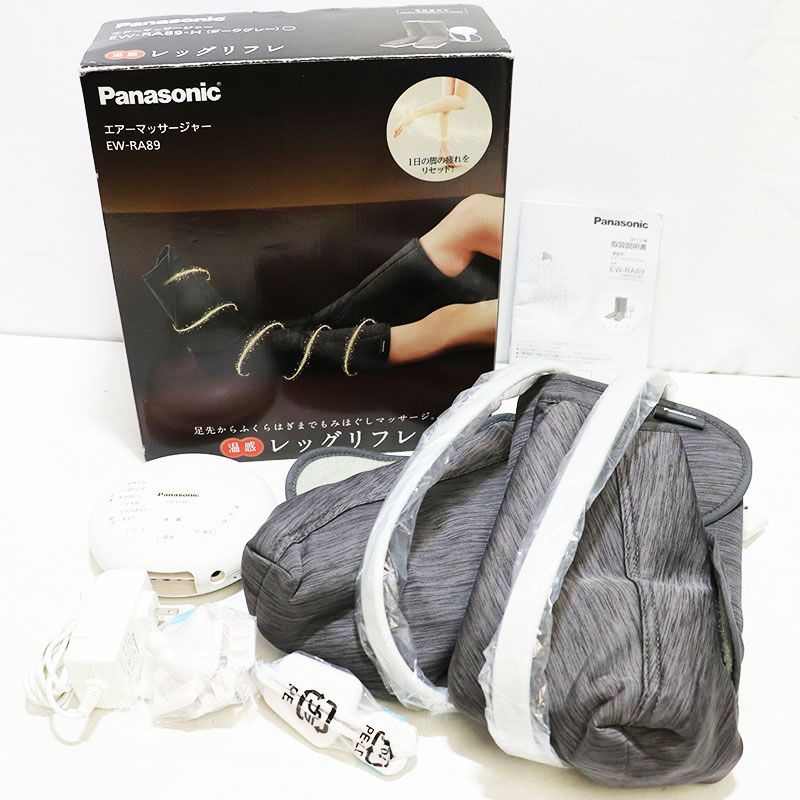 Panasonic パナソニック エアーマッサージャー レッグリフレ EW RA 89 H ダークグレー ER 7 12 117