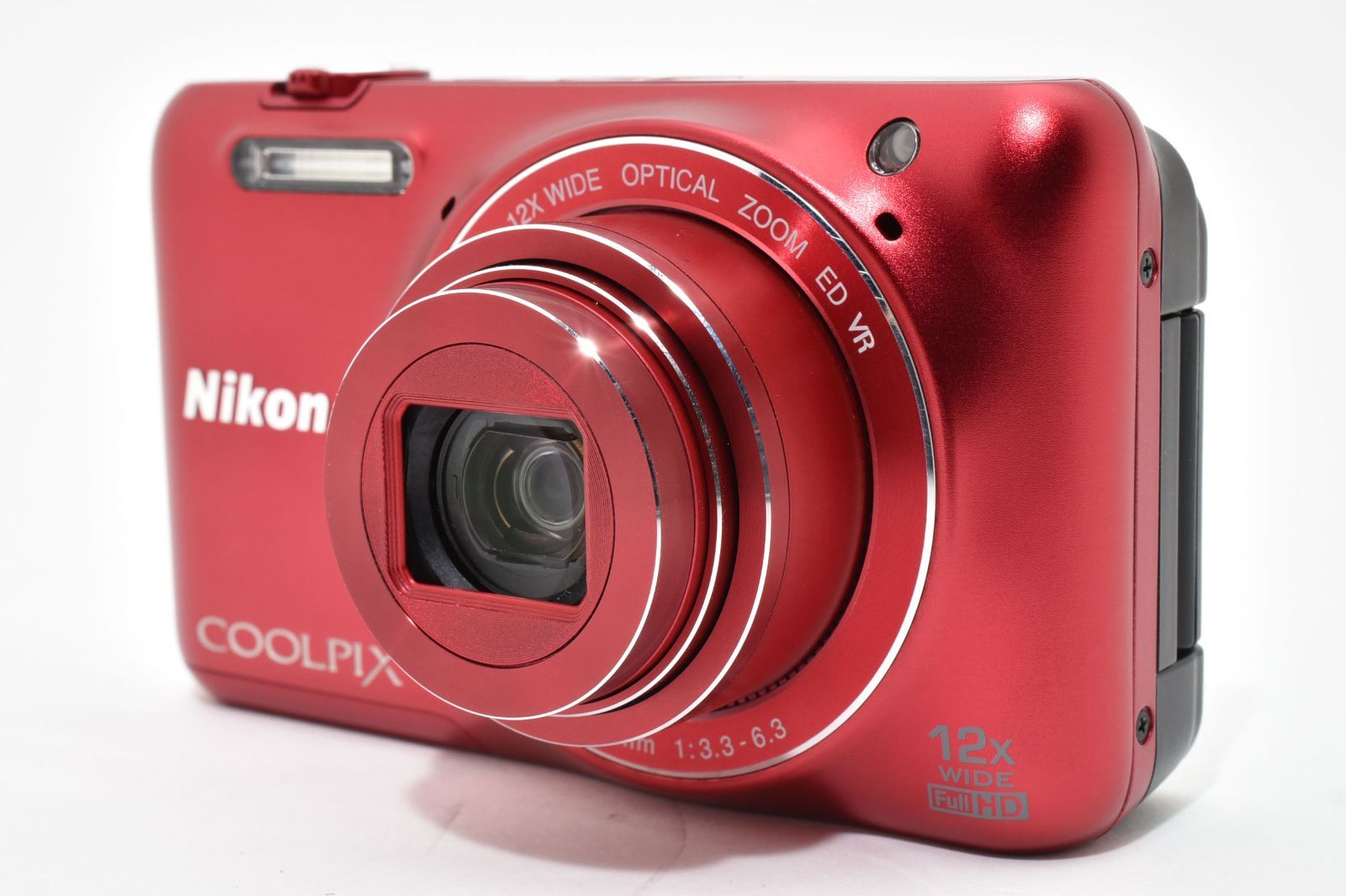 【美品】Nikon COOLPIX S6600 レッド Amazon | Nikon クールピクス S6600RD ラズベリーレッド | コンパクト 通販