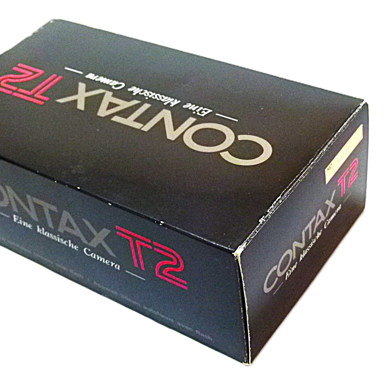 CONTAX T2 　箱（内箱・外箱） の2点　/ 本体なし　コンタックス SJt】CONTAX T2 Camera コンタックス カメラの箱のみ(本体なし)と裏蓋