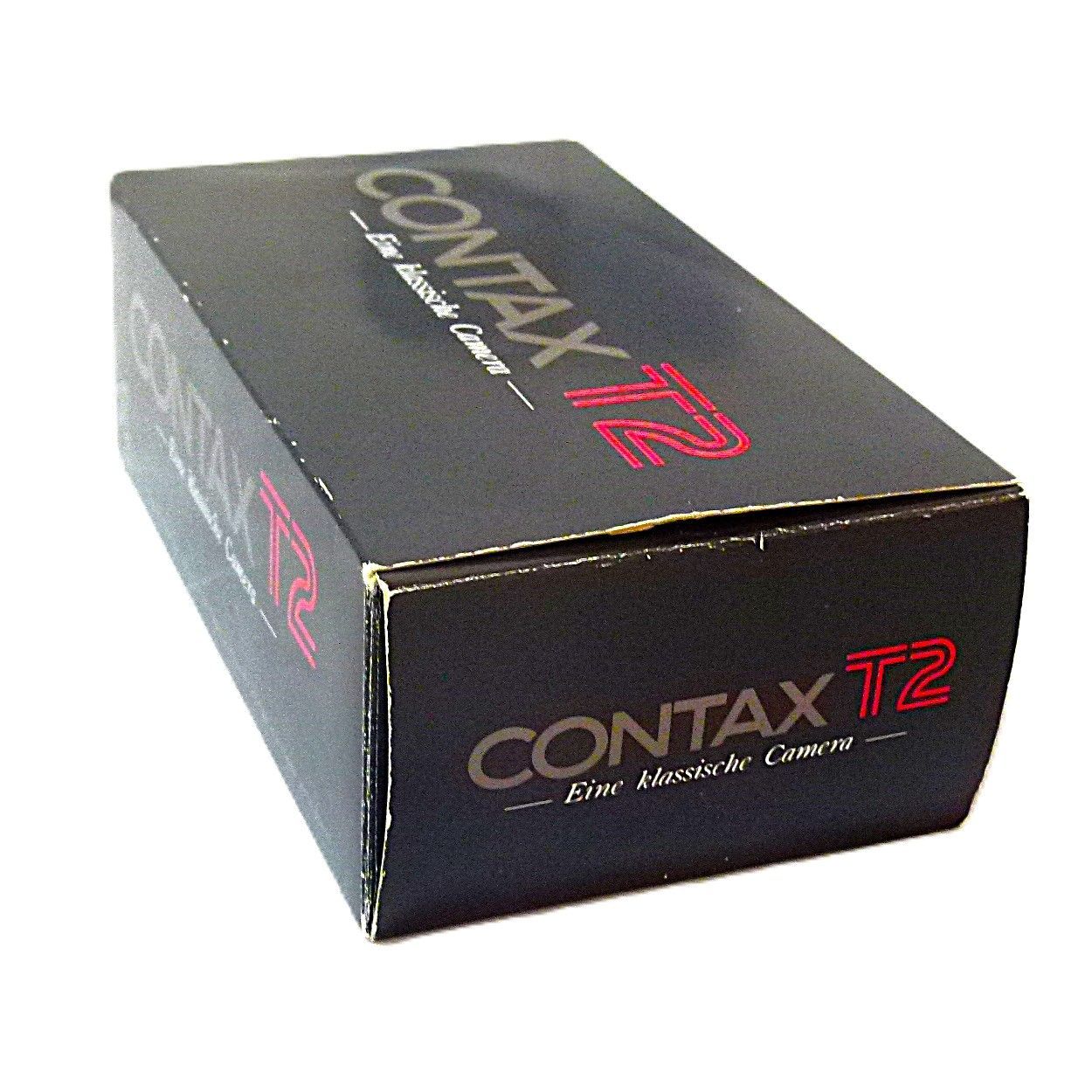 CONTAX T2 　箱（内箱・外箱） の2点　/ 本体なし　コンタックス SJt】CONTAX T2 Camera コンタックス カメラの箱のみ(本体なし)と裏蓋