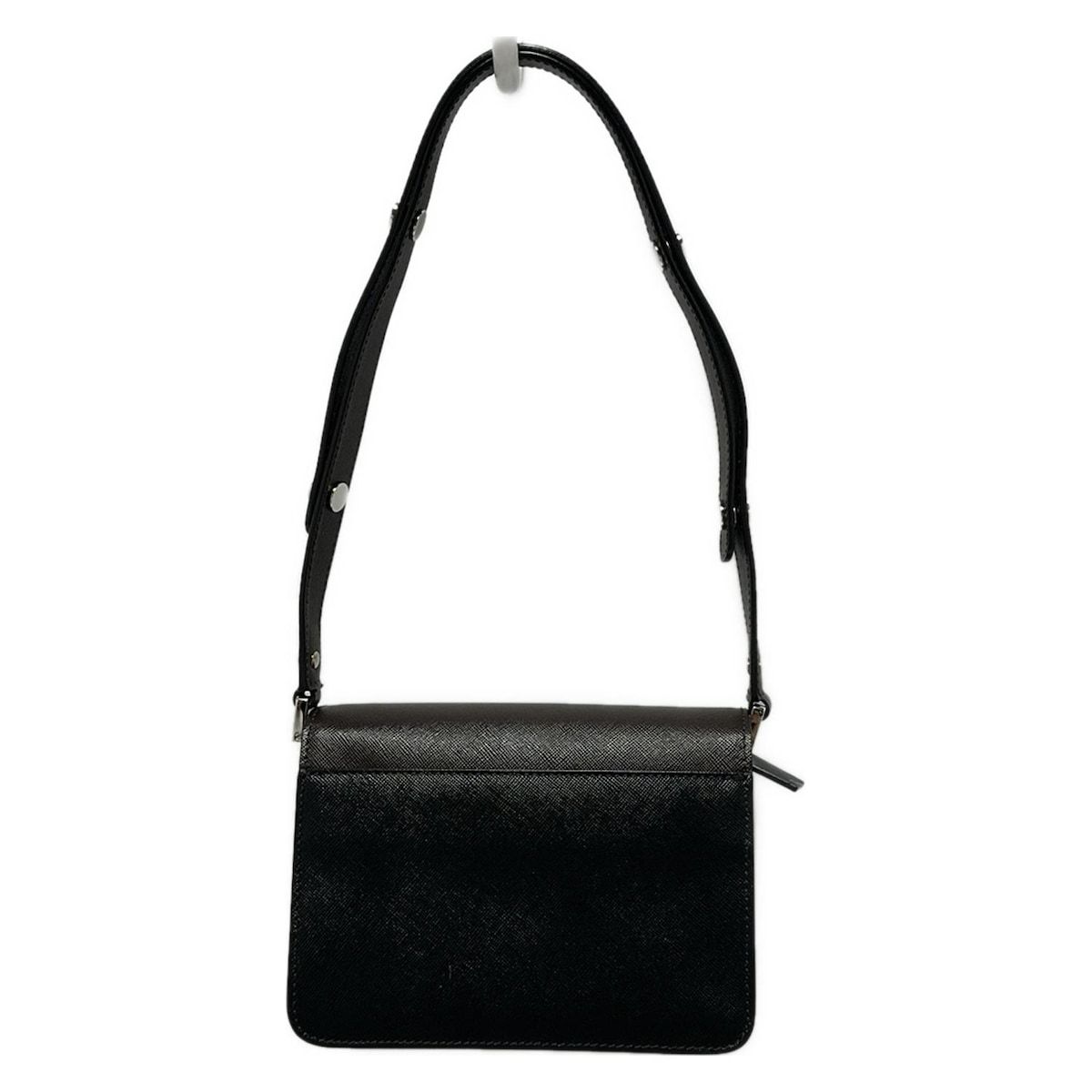 MARNI(マルニ) ショルダーバッグ トランク 黒×ダークブラウン×レッド  