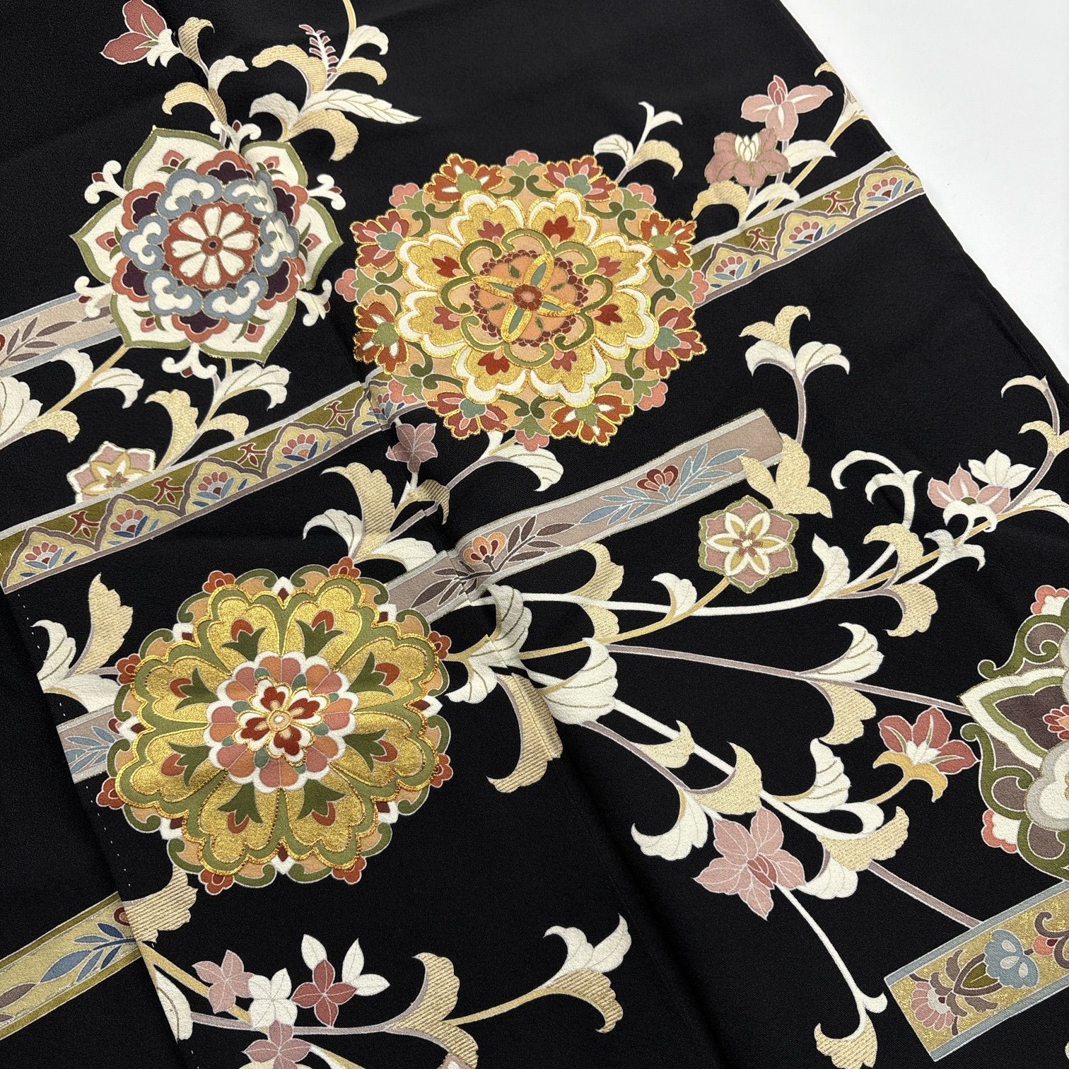 黒留袖 4枚 正絹 着物まとめ売り 同梱購入歓迎 リメイク用 着付け練習