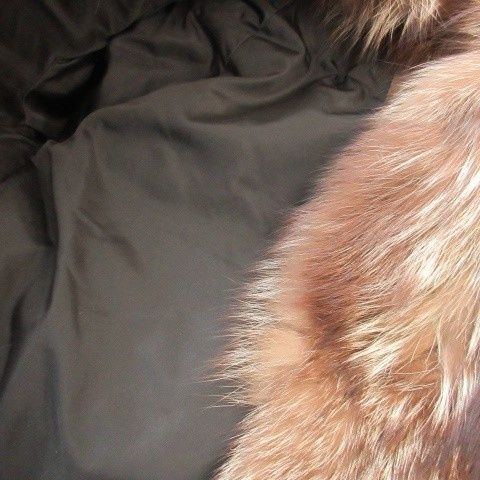 Alaska Furs ファーコート ミドル丈 フォックスファー 毛皮 ミックス
