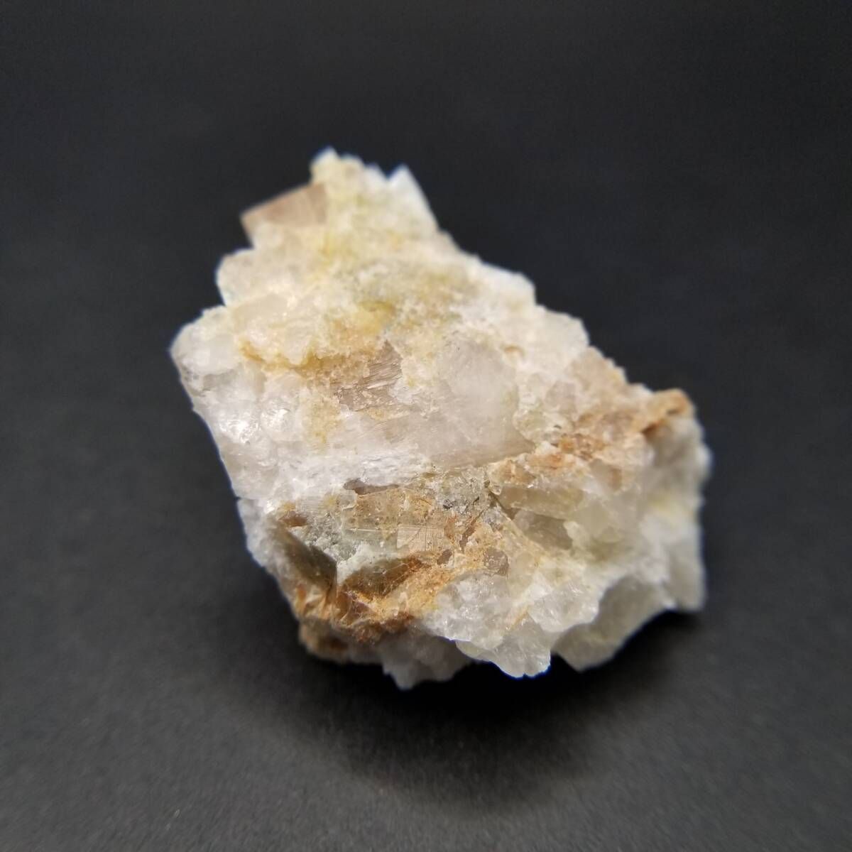 アフガニスタン産 クォーツ カルサイト クリスタル 共生鉱物 原石 結晶