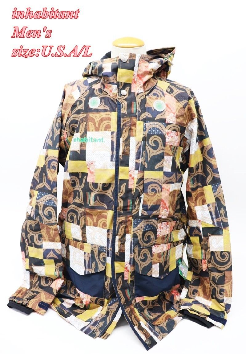 inhabitant インハビタント メンズ スノーボードジャケット iNU JACKET マルチ L スポーツ R 2512 157
