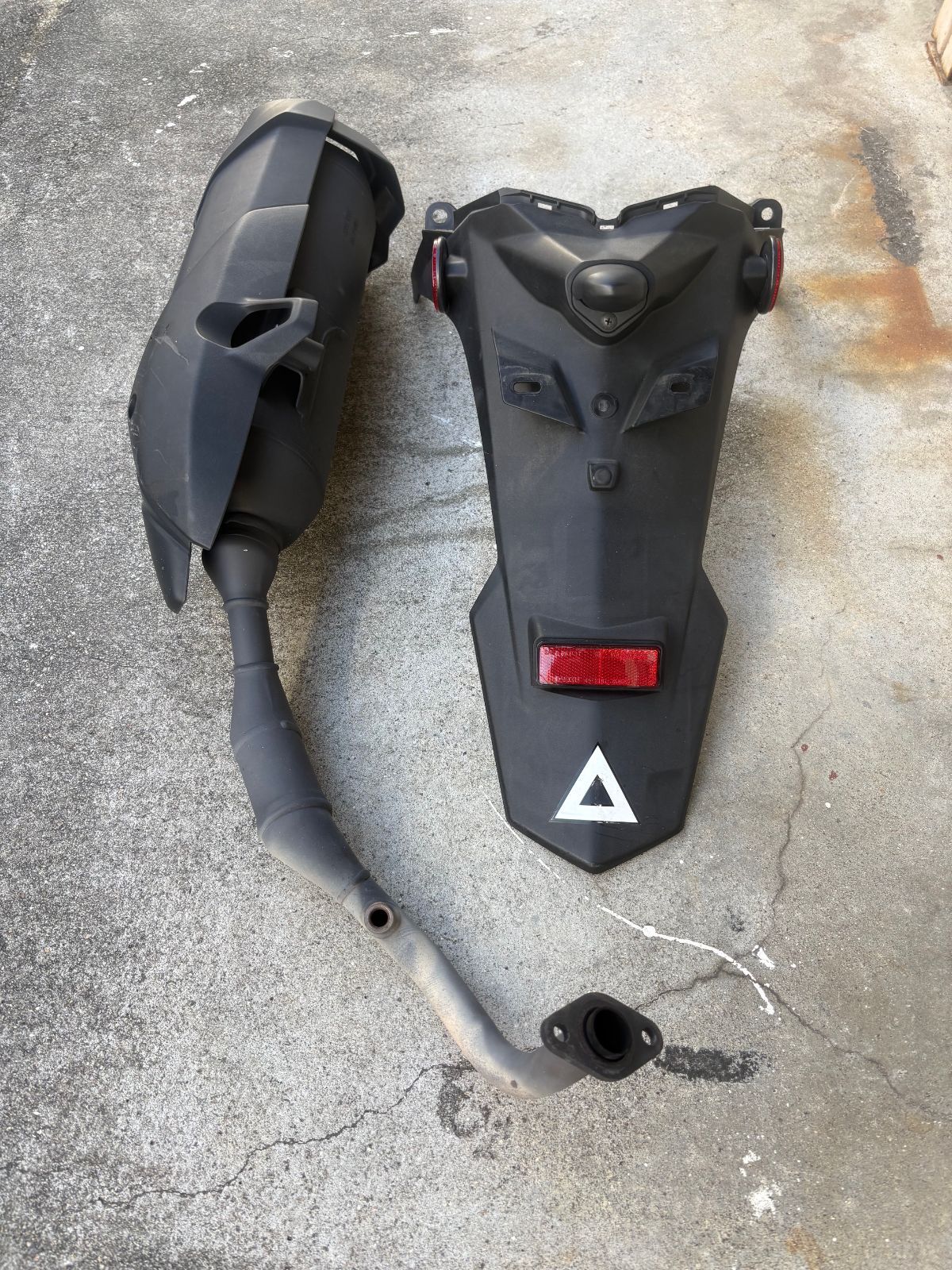 YAMAHA シグナス グリファス マフラー＆泥除け