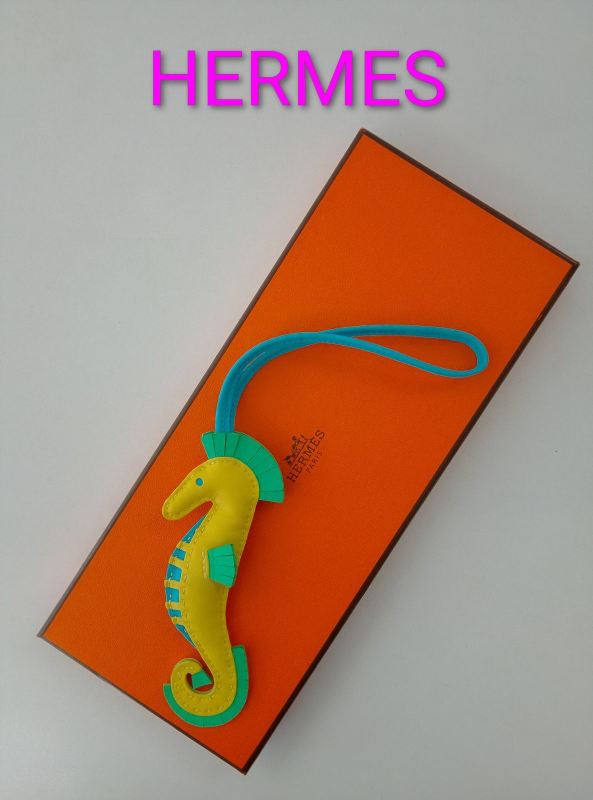 APN 20 エルメス イポ ヴェールフィズ×ヴェールコミック タツノオトシゴチャーム バッグチャーム き