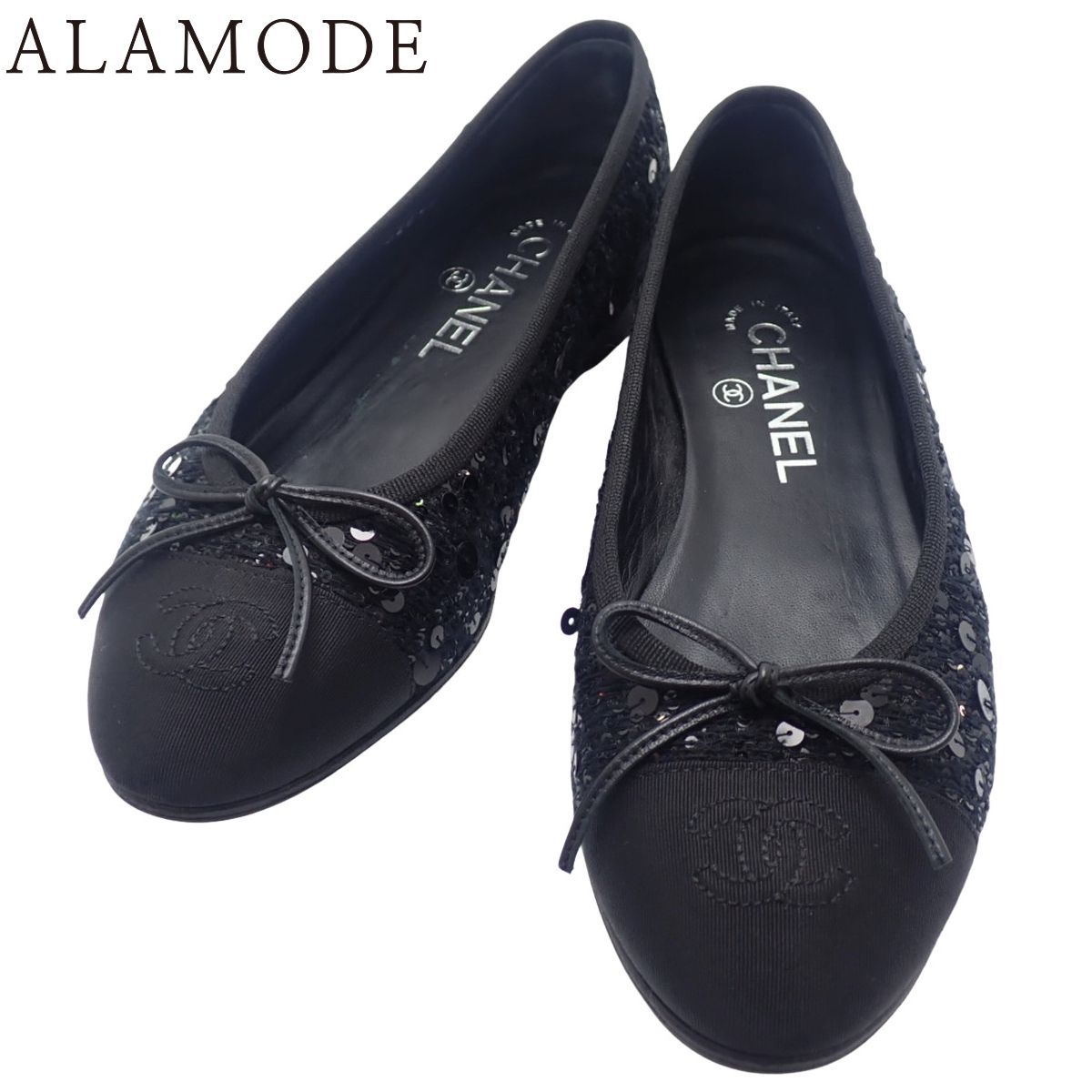 CHANEL(シャネル) ココマーク バレリーナ パンプス フラットシューズ