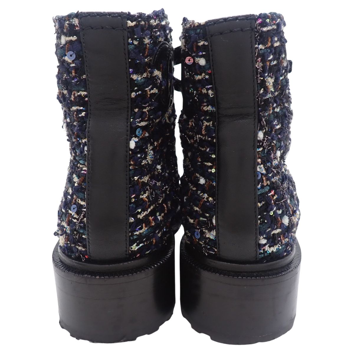 CHANEL(シャネル) ココマーク レースアップ ショートブーツ ブーツ 靴