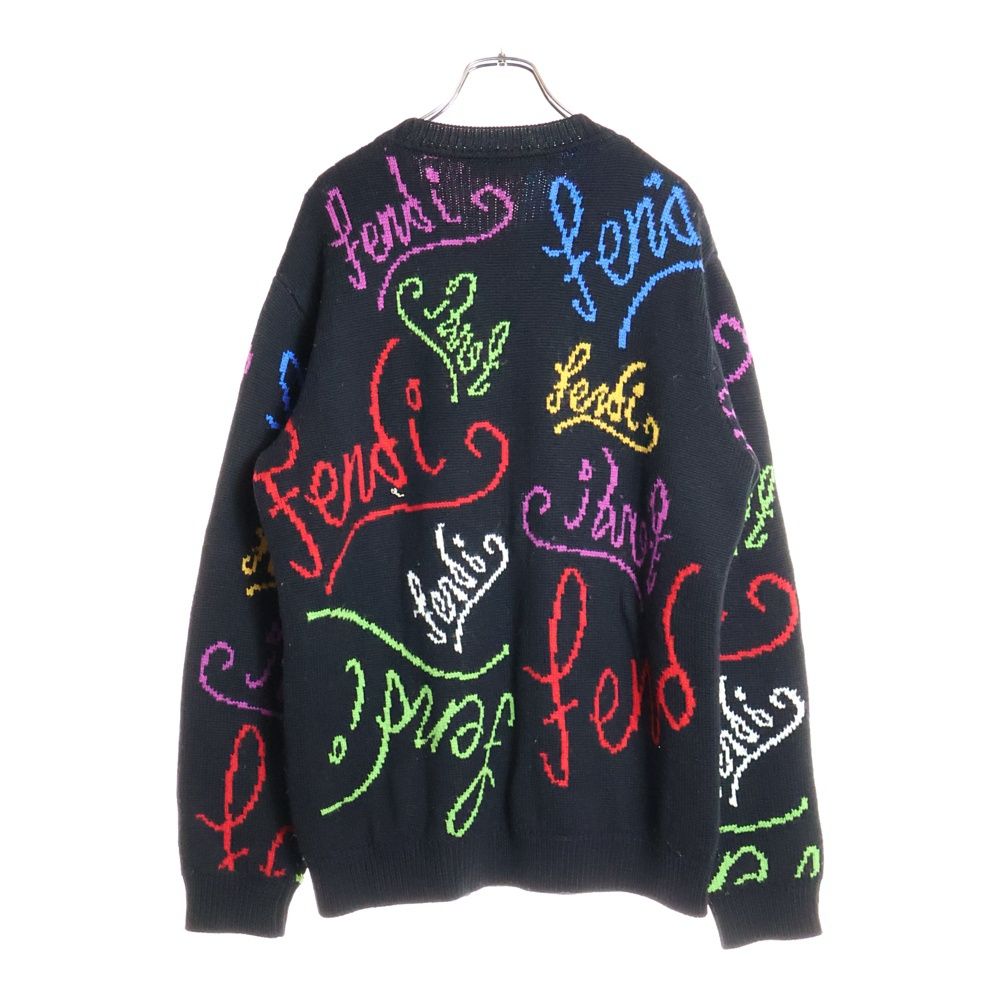 【未使用美品】フェンディ マークジェイコブス コラボ 総柄 ニット セーター FENDI（フェンディ） フェンディ×マークジェイコブス FENDI×MARC