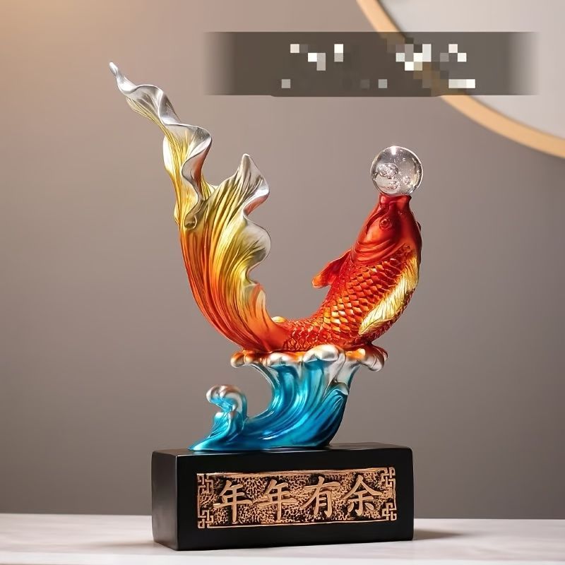 黄楊木彫り】オシドリ水遊び置物/実心置物 /リビング オフィス置物