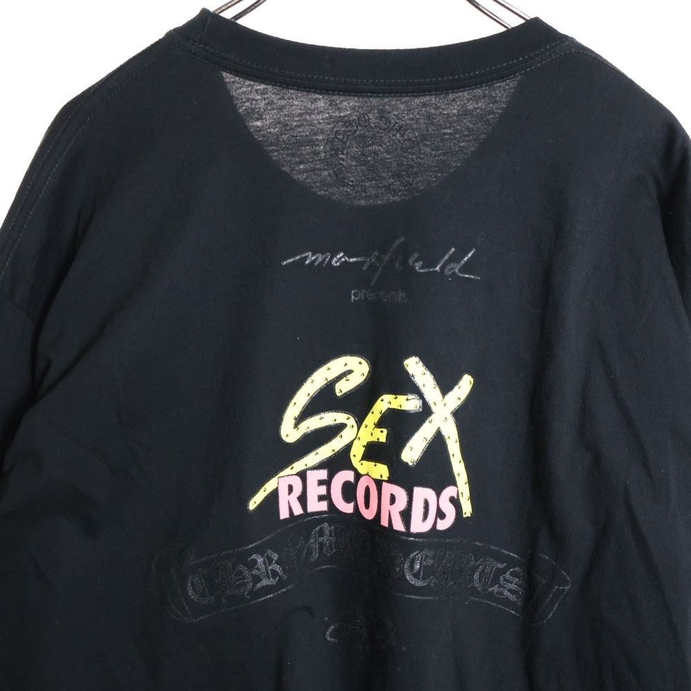 CHROME HEARTS Matty Boy長袖カットソー ブラック CHROME HEARTS (クロムハーツ) ×Matty Boy Pro Sex Records LS Tee