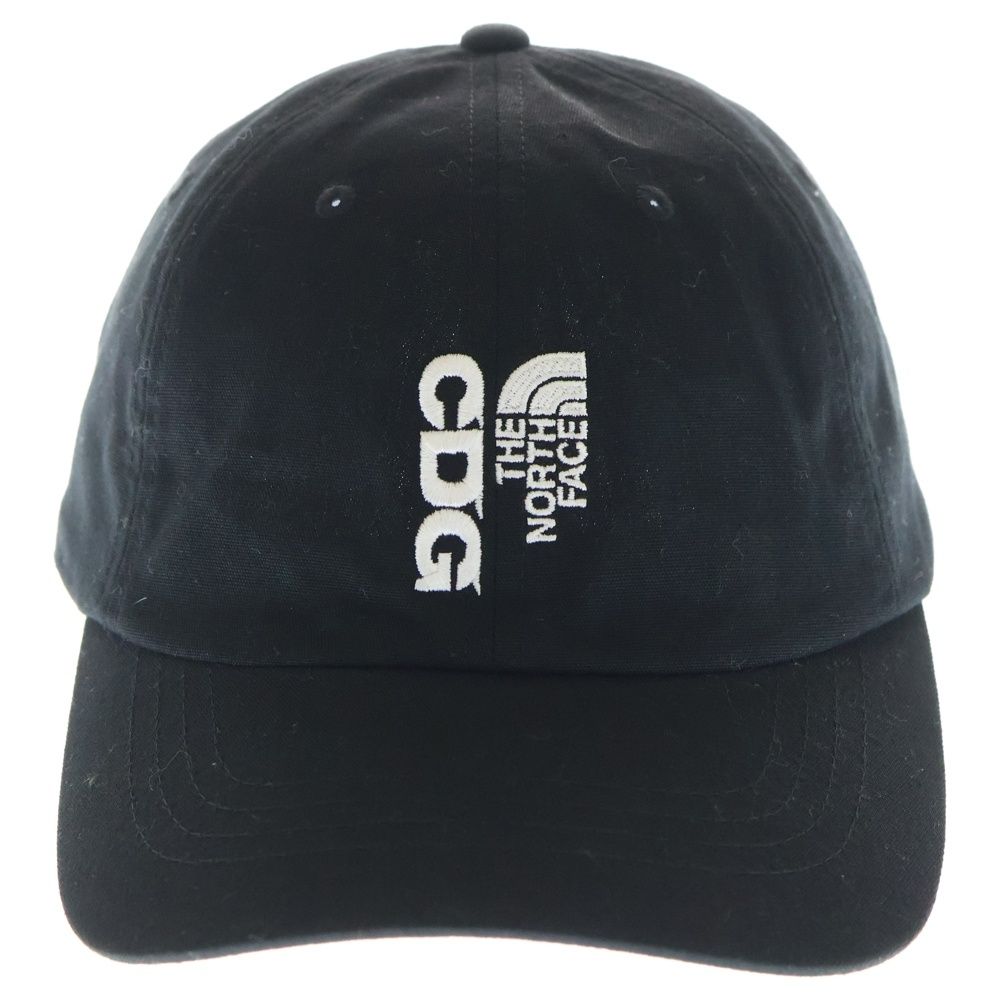  THE NORTH FACE ザノースフェイス 23 AW ×CDG Norm Hat キャンバス ベースボールキャップ 帽子 ブラック キャップ 帽子