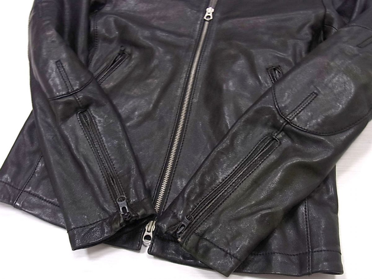 ☆UNITED ARROWS ユナイテッドアローズ シングルライダースジャケット