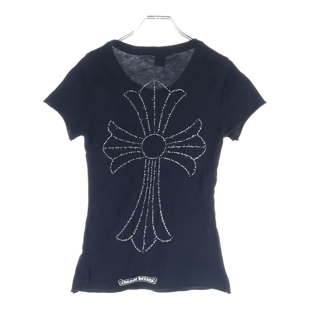 CHROME HEARTS (クロムハーツ) CHクロス バックプリント クルーネック