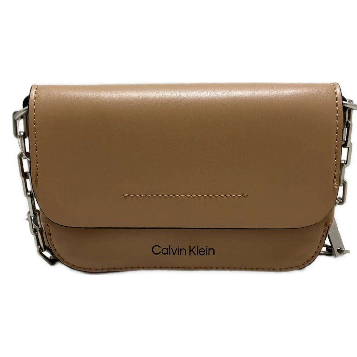CalvinKlein(カルバンクライン) ショルダーバッグ - ベージュ チェーン 