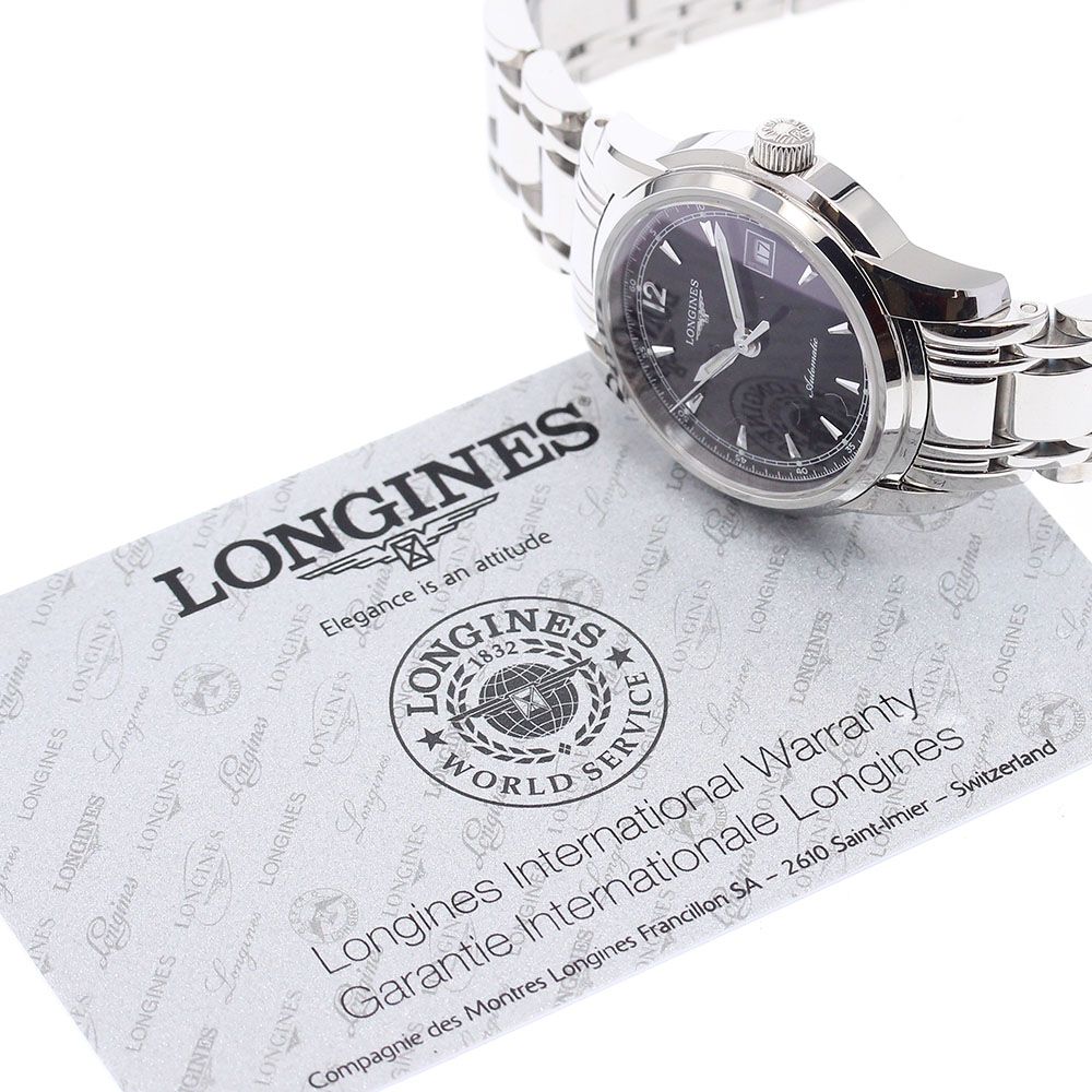 ロンジン L 2.563.5 サンティミエ デイト 自動巻き レディース 保証書付き_922679