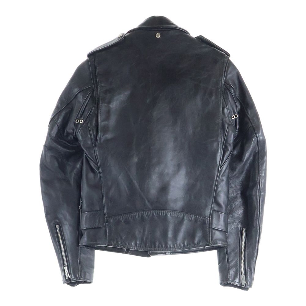 80s 後期 Schott ダブルライダースジャケット 115 ブラック 38 SCHOTT (ショット) 80s Double Riders Jacket ダブルライダース