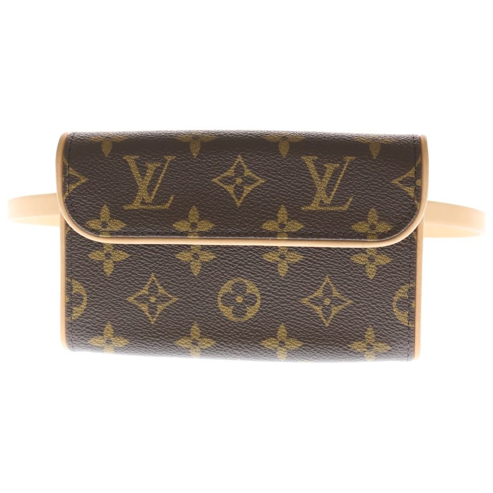 LOUIS VUITTON ルイヴィトン モノグラム ポシェット フロランティーヌ ハンドバッグ ミニバッグ ブラウン レザー×PVC M 51855 ゴールド金具