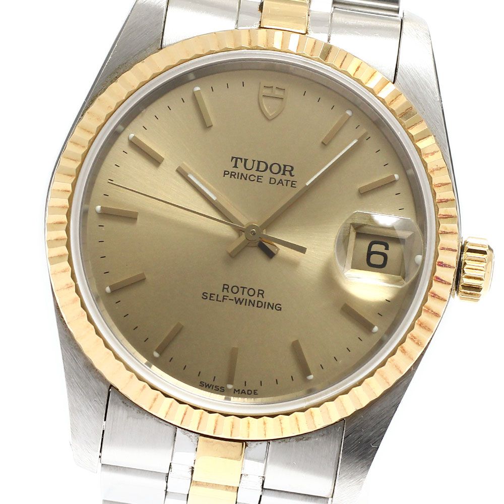ジャンクチュードル TUDOR 74033 プリンス デイト 自動巻き メンズ_
