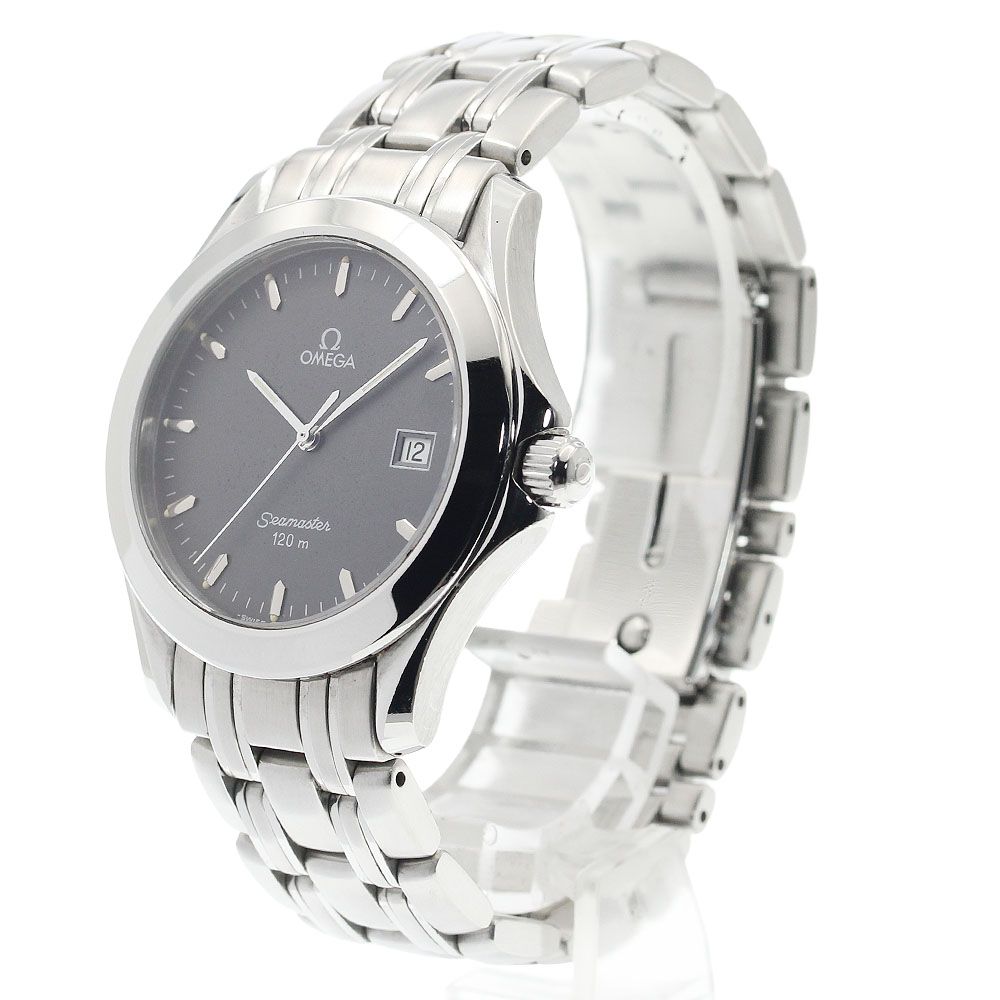 オメガ OMEGA 2511.41 シーマスター120m デイト クォーツ メンズ良品_